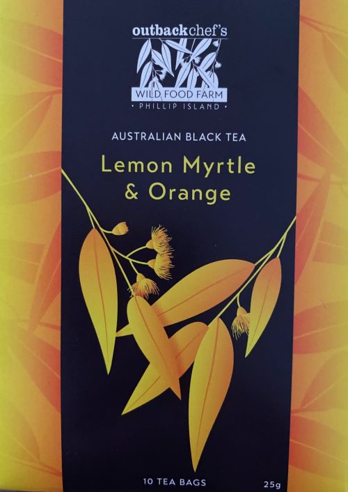 Lemon myrtle and orange tea, two brilliant flavours combine in an outback tea