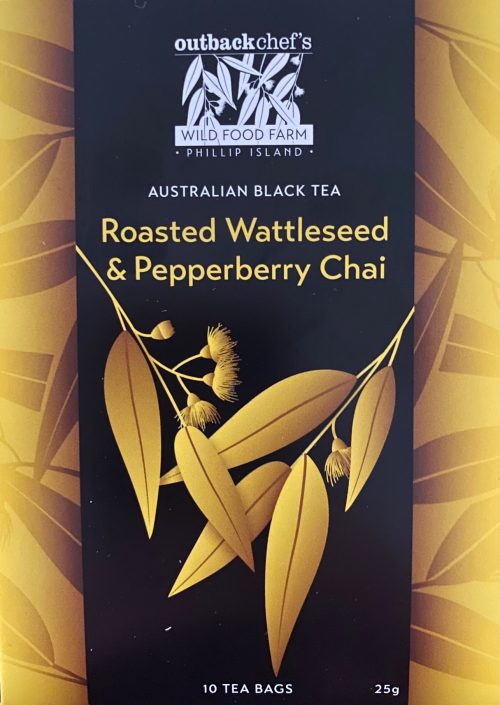 Roasted Wattleseed and Pepperberry Chai, east meets went in this aromatic brew