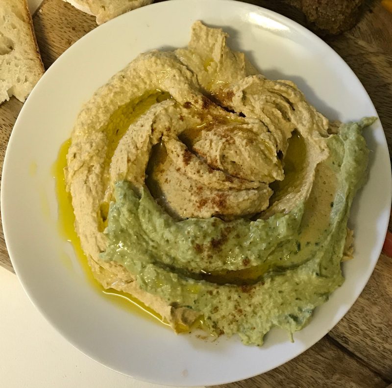 Hummus with Outback Bush Curry, a beautiful, buttery smooth hummus